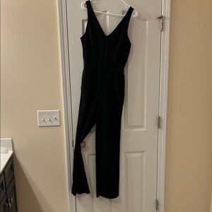 Chic Black Sleeveless Jumpsuit